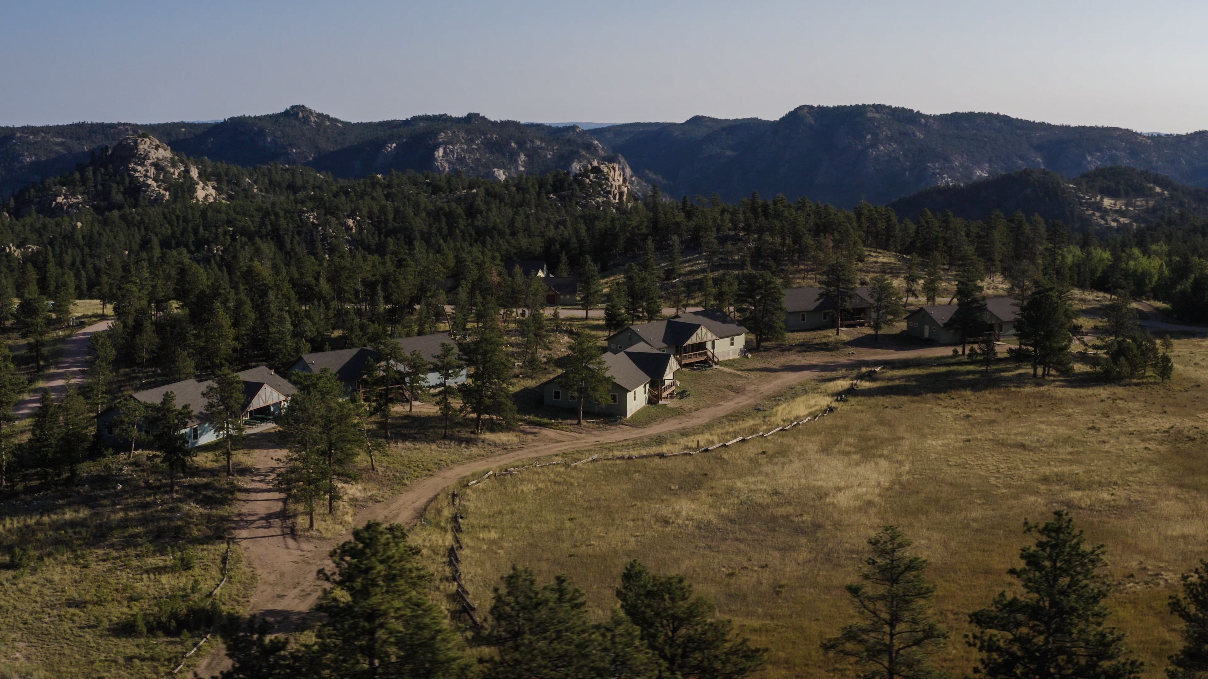 Aerial view of the Kennedy Mountain Campus