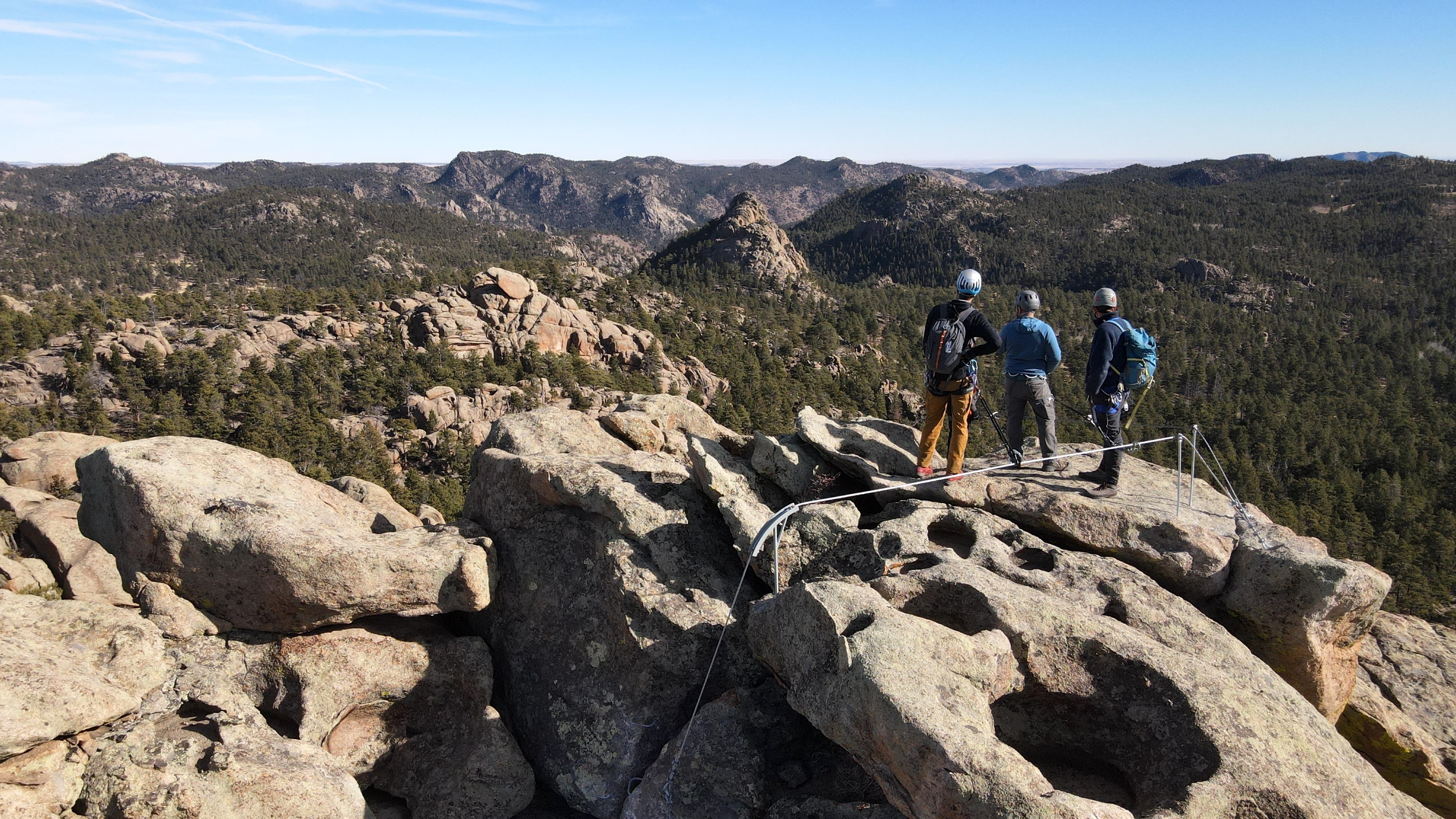 Students at a summit at Kennedy Mountain Campus