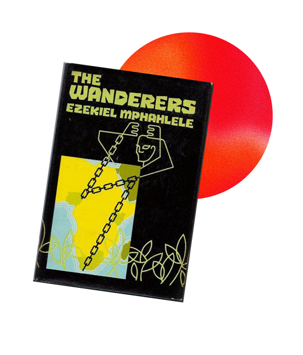 Book cover in front of an orange circle. 