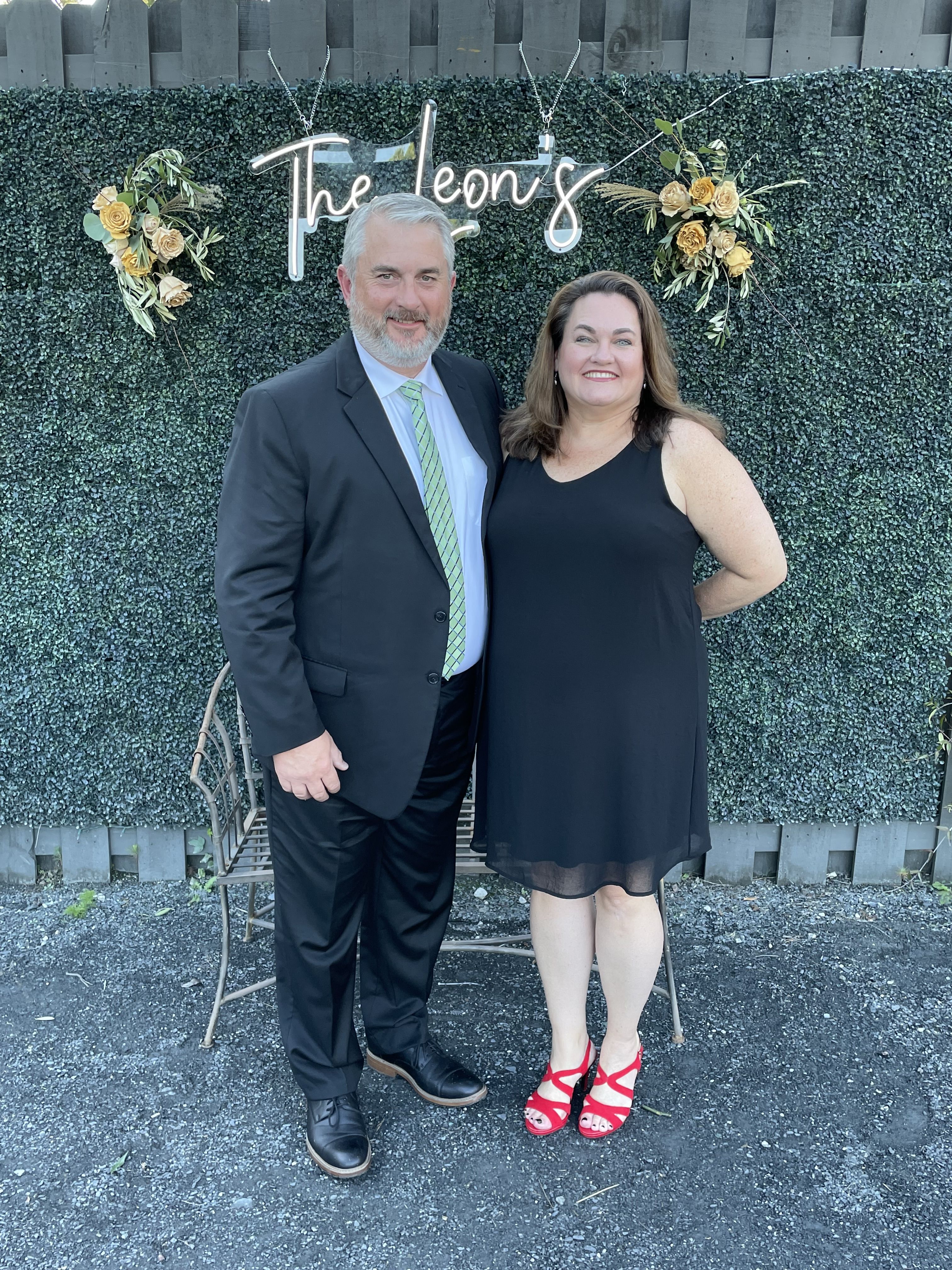 Kris Beardsley and his wife