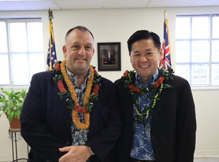 Troy Hashimoto (right)