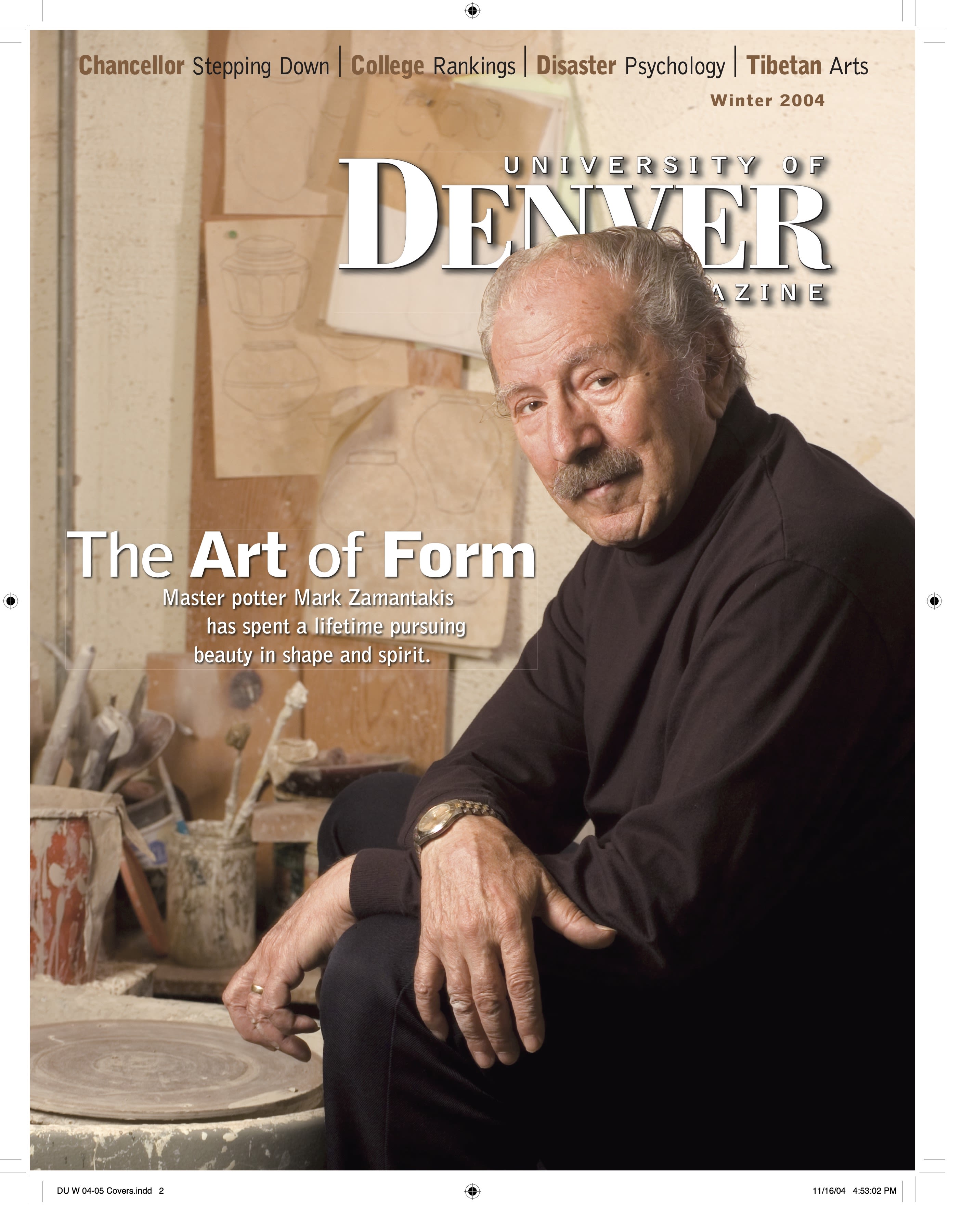 Winter 2004 Issue of the University of Denver Magazine