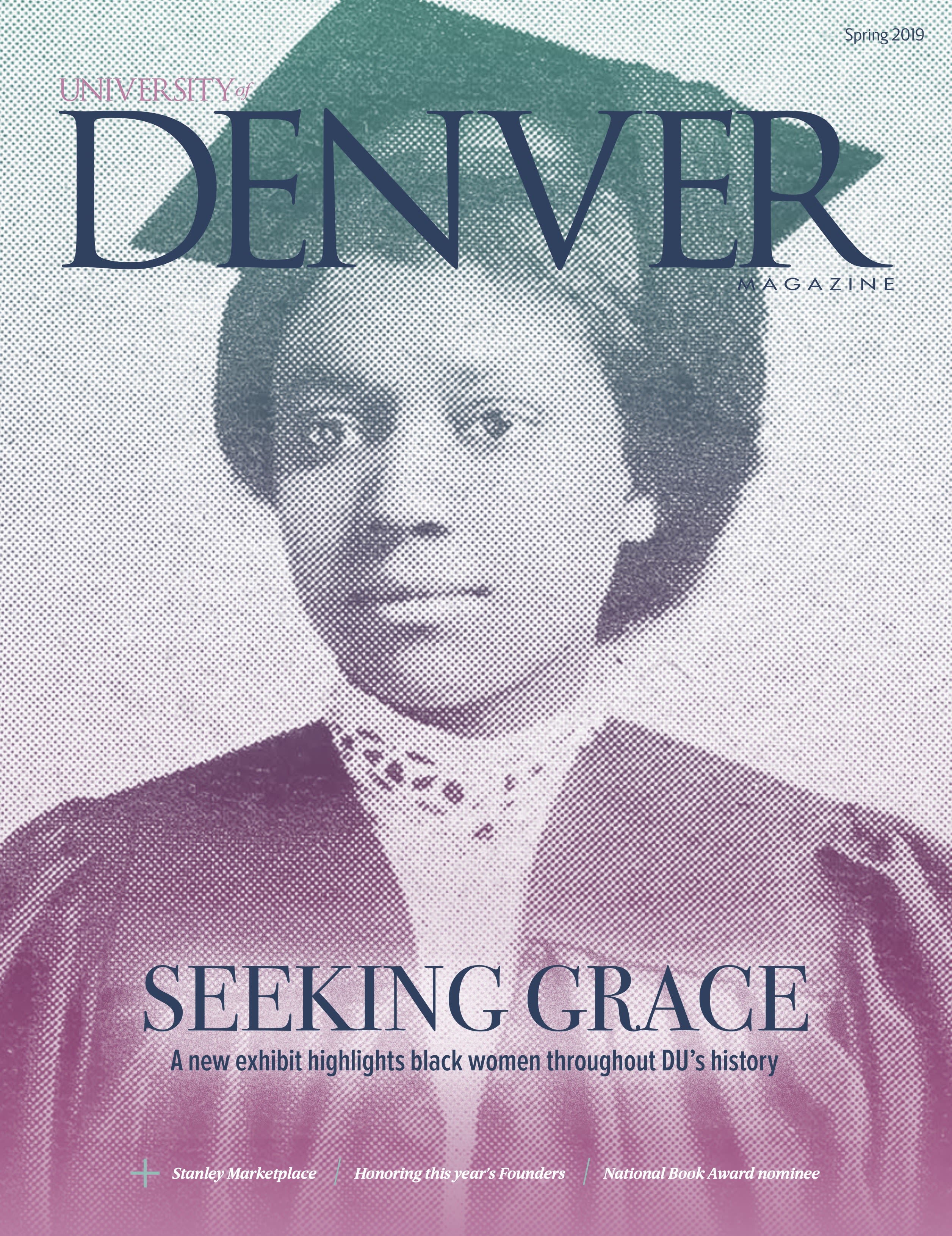 Spring 2019 edition of the DU Magazine