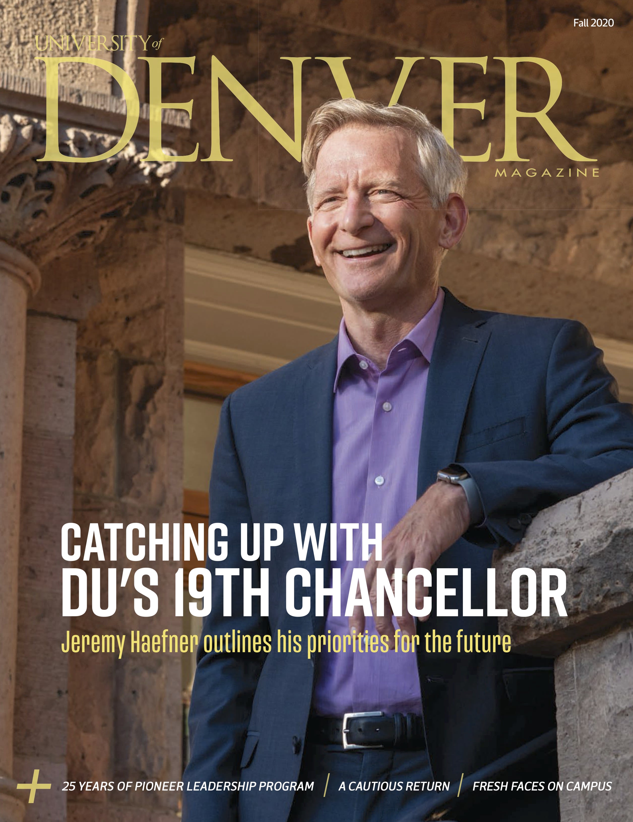 Fall 2020 Issue of the University of Denver Magazine